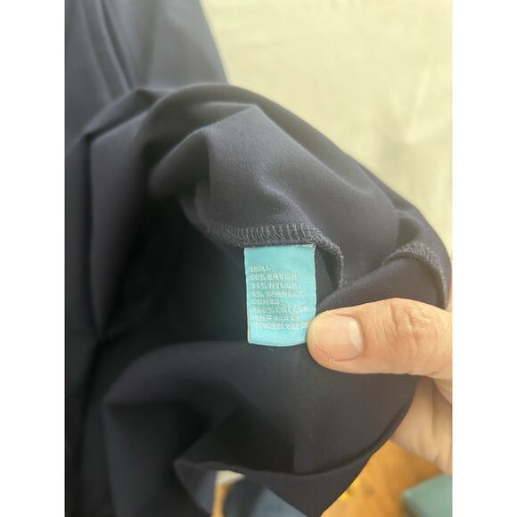 J. McLaughlin Collared Jersey Shift Dress Womens Size Small Blue Career Preppy - Picture 4 of 8